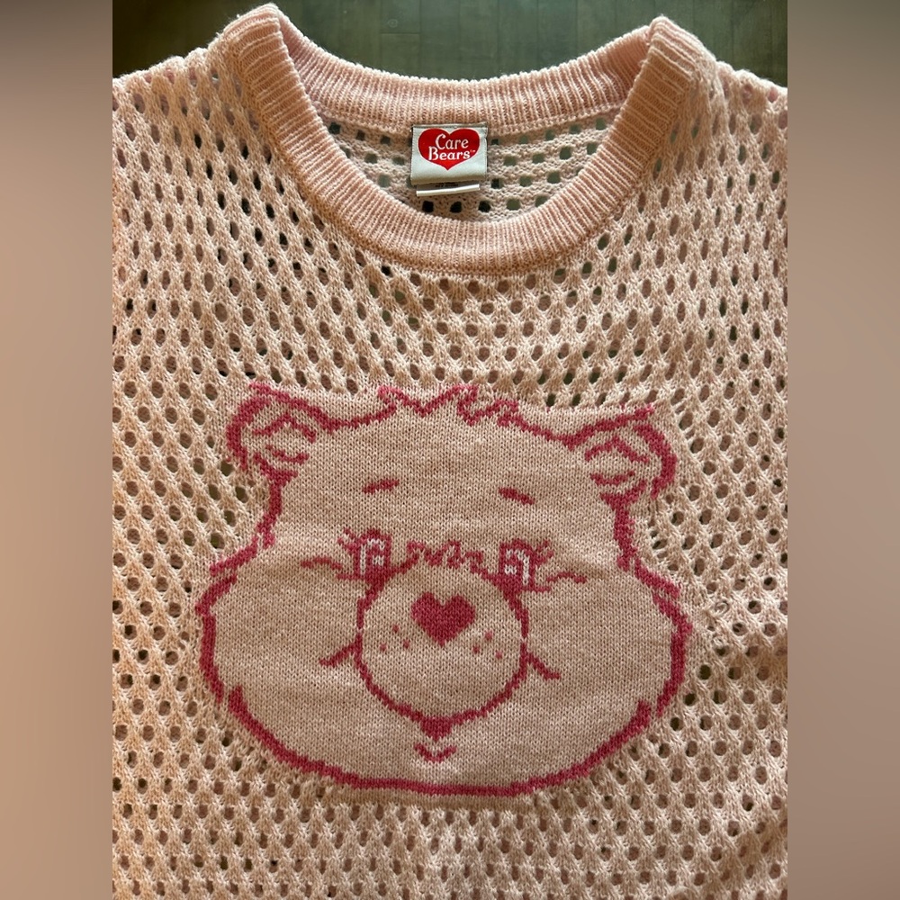 Care Bears Pink Knit Sweater